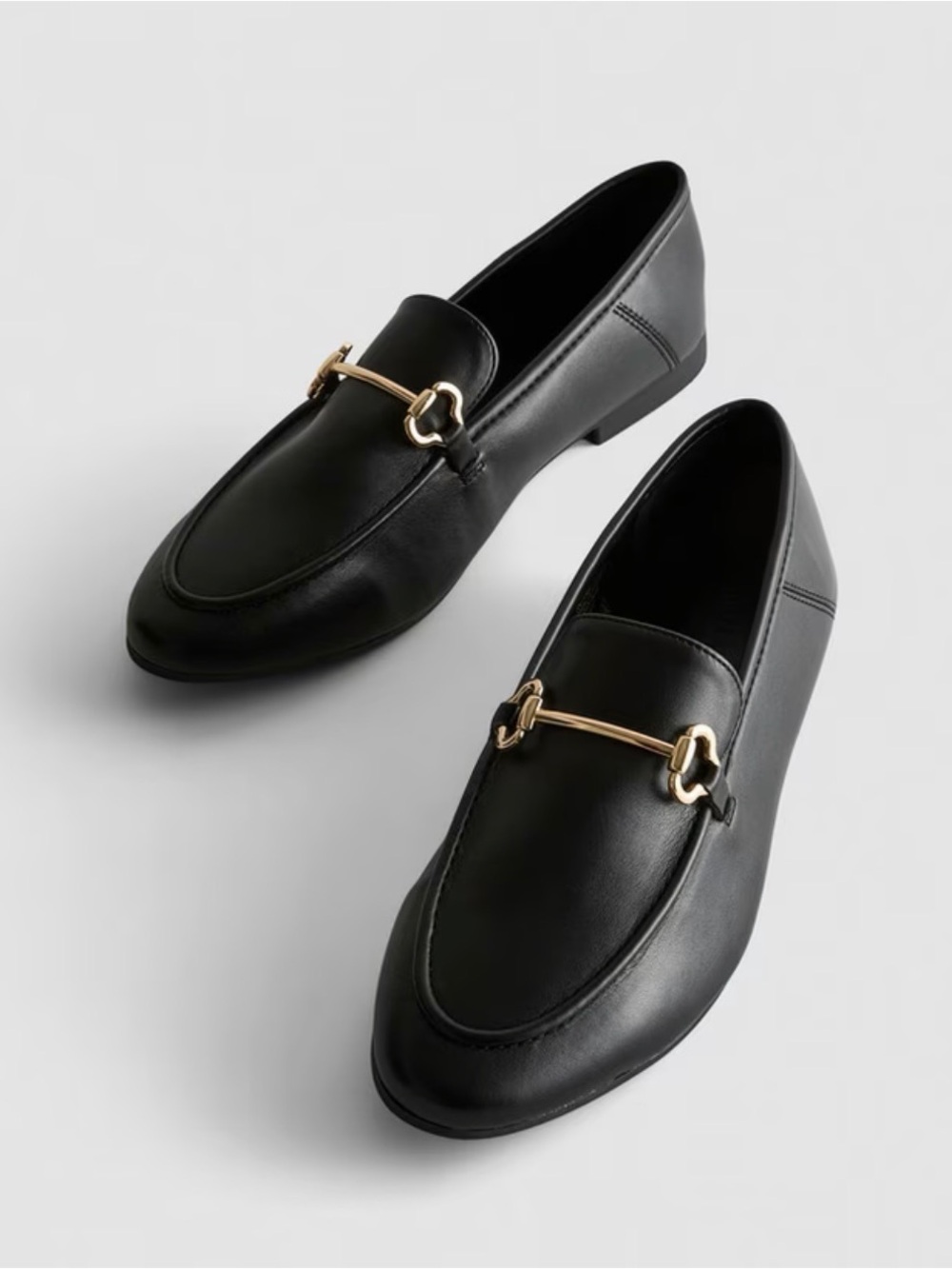 Women's Smart Loafers with Gold Accent